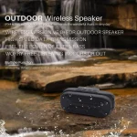 NewRixing NR3023 Portable Stereo Wireless Bluetooth Speaker, Built-in Microphone, Support TF Card / FM - Image 4