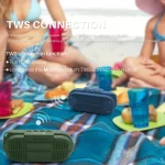 NewRixing NR3023 Portable Stereo Wireless Bluetooth Speaker, Built-in Microphone, Support TF Card / FM - Image 8