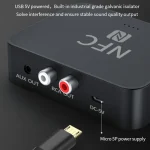 R6 NFC Bluetooth 5.0 Desktop Music Receiver Bluetooth Receiver, Support TF Card - Image 5