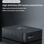 R6 NFC Bluetooth 5.0 Desktop Music Receiver Bluetooth Receiver, Support TF Card - Image 6