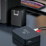 R6 NFC Bluetooth 5.0 Desktop Music Receiver Bluetooth Receiver, Support TF Card - Image 9