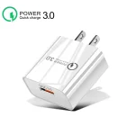 Mini QC3.0 USB 18W Mobile Phone Tablet Universal Fast Charger, US Plug, US Plug - Image 3