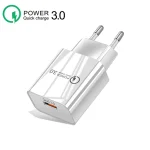 Mini QC3.0 USB 18W Mobile Phone Tablet Universal Fast Charger, EU Plug, EU Plug - Image 2