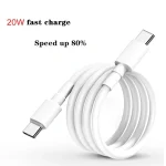 2 in 1 PD 20W Single USB-C / Type-C Port Travel Charger + 3A PD3.0 USB-C / Type-C to USB-C / Type-C Fast Charge Data Cable Set, Cable Length: 2m, EU Plug - Image 7