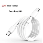 2 in 1 PD 20W Single USB-C / Type-C Port Travel Charger + 3A PD3.0 USB-C / Type-C to USB-C / Type-C Fast Charge Data Cable Set, Cable Length: 2m, EU Plug - Image 8