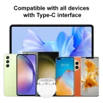 2 in 1 PD 20W Single USB-C / Type-C Port Travel Charger + 3A PD3.0 USB-C / Type-C to USB-C / Type-C Fast Charge Data Cable Set, Cable Length: 2m, EU Plug - Image 10