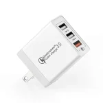 SDC-30W 30W QC 3.0 USB + 2.4A Dual USB 2.0 Ports Mobile Phone Tablet PC Universal Quick Charger Travel Charger, US Plug - Image 2