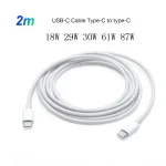 2 in 1 PD 30W USB-C / Type-C + 3A PD 3.0 USB-C / Type-C to USB-C / Type-C Fast Charge Data Cable Set, Cable Length: 2m, EU Plug - Image 5