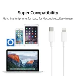2 in 1 PD3.0 30W USB-C / Type-C Travel Charger with Detachable Foot + PD3.0 3A USB-C / Type-C to 8 Pin Fast Charge Data Cable Set, Cable Length: 2m, AU Plug - Image 7
