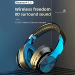 VJ320 Bluetooth 5.0 Head-mounted Foldable Wireless Headphones Support TF Card with Mic, VJ320 Black, VJ320 Blue, VJ320 Red, VJ320 White - Image 2
