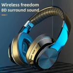 VJ320 Bluetooth 5.0 Head-mounted Foldable Wireless Headphones Support TF Card with Mic, VJ320 Black, VJ320 Blue, VJ320 Red, VJ320 White - Image 9