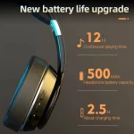 VJ320 Bluetooth 5.0 Head-mounted Foldable Wireless Headphones Support TF Card with Mic, VJ320 Black, VJ320 Blue, VJ320 Red, VJ320 White - Image 10