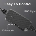 Q9 Pro RGB Wireless Bluetooth Outdoor Portable Bluetooth Speaker Subwoofer Home Theater Subwoofer Speaker, Support AUX IN, TF Card Function - Image 5