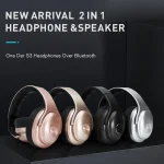 OneDer S3 2 in1 Headphone & Speaker Portable Wireless Bluetooth Headphone Noise Cancelling Over Ear Stereo - Image 9