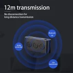BR03 Card Car Bluetooth 5.0 Receiver Speaker Music Wireless Audio Receiver Bluetooth Hands-free Call - Image 4