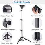 Floor Tablet Tripod Stand Adjustable For 4.7-12.9 inch iPad Carrying Holder - Image 4