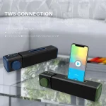 New Rixing NR4023 TWS Wireless Stereo Bluetooth Speaker, Support TF Card & MP3 & FM & Hands-free Call & 3.5mm AUX - Image 5