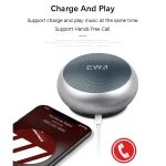 EWA A110 IPX5 Waterproof Portable Mini Metal Wireless Bluetooth Speaker Supports 3.5mm Audio & 32GB TF Card & Calls - Image 10