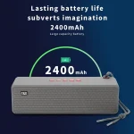 T&G TG271 TWS Subwoofer Bluetooth Speaker With Braided Rope, Support USB/AUX/TF Card/FM - Image 7