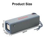 T&G TG271 TWS Subwoofer Bluetooth Speaker With Braided Rope, Support USB/AUX/TF Card/FM - Image 8