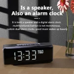 T&G TG174 TWS Mmirror Bluetooth Speaker, Support Alarm Clock / Time & Temperature Display / Micro SD Card / FM / MP3 - Image 6