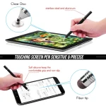 AT-12 3 in 1 Touch Screen Capacitive Pen with Common Writing Pen & Mobile Phone Writing Pen Function is Suitable for Apple / Huawei / Samsung - Image 5