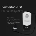 F960 CSR4.1 Retractable Cable Caller Vibration Reminder Anti-theft Bluetooth Headset, Black, White, Gold, Silver - Image 2