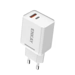 ENKAY Hat-Prince T030 18W 3A PD+QC 3.0 Fast Charging Travel Charger Power Adapter, EU Plug
