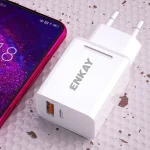 ENKAY Hat-Prince T030 18W 3A PD+QC 3.0 Fast Charging Travel Charger Power Adapter, EU Plug - Image 5