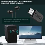 RT02 USB Bluetooth Audio Adapter Receives Transmits 2-in-1 Bluetooth 5.0 Hands-free Talk Car Bluetooth Receiver - Image 13