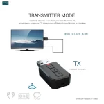 RT02 USB Bluetooth Audio Adapter Receives Transmits 2-in-1 Bluetooth 5.0 Hands-free Talk Car Bluetooth Receiver - Image 5