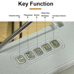 T&G TG280 Solar Power Charging Bluetooth Speakers with Flashlight, Support TF Card / FM / 3.5mm AUX / U Disk / Hands-free Call - Image 5