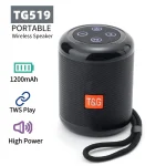 T&G TG519 TWS HiFi Portable Bluetooth Speaker Subwoofer Outdoor Wireless Column Speakers Support TF Card / FM / 3.5mm AUX / U Disk / Hands-free Call - Image 2