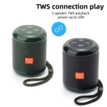 T&G TG519 TWS HiFi Portable Bluetooth Speaker Subwoofer Outdoor Wireless Column Speakers Support TF Card / FM / 3.5mm AUX / U Disk / Hands-free Call - Image 3