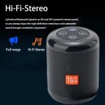 T&G TG519 TWS HiFi Portable Bluetooth Speaker Subwoofer Outdoor Wireless Column Speakers Support TF Card / FM / 3.5mm AUX / U Disk / Hands-free Call - Image 5