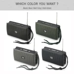 T&G TG282 Portable Bluetooth Speakers with Flashlight, Support TF Card / FM / 3.5mm AUX / U Disk / Hands-free Call - Image 2