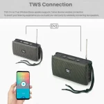 T&G TG282 Portable Bluetooth Speakers with Flashlight, Support TF Card / FM / 3.5mm AUX / U Disk / Hands-free Call - Image 11