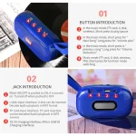 T&G TG173 TWS Subwoofer Bluetooth Speaker With Braided Cord, Support USB / AUX / TF Card / FM - Image 2