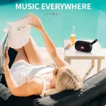 T&G TG173 TWS Subwoofer Bluetooth Speaker With Braided Cord, Support USB / AUX / TF Card / FM - Image 7