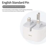 A234 20W PD 3.0 Type-C / USB-C Interface Folding Travel Charger, UK Plug - Image 8