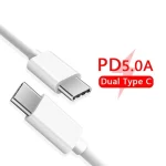 XJ-50 PD 120W 5A USB-C / Type-C to USB-C / Type-C Fast Charging Data Cable, Cable Length: 1m - Image 2