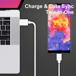 Dual USB Portable Travel Charger + 1 Meter USB to Micro USB Data Cable, EU Plug - Image 12