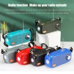 T&G TG613 TWS Solar Portable Bluetooth Speakers with LED Flashlight, Support TF Card / FM / AUX / U Disk - Image 2