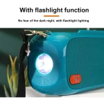 T&G TG613 TWS Solar Portable Bluetooth Speakers with LED Flashlight, Support TF Card / FM / AUX / U Disk - Image 14
