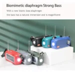 T&G TG613 TWS Solar Portable Bluetooth Speakers with LED Flashlight, Support TF Card / FM / AUX / U Disk - Image 9