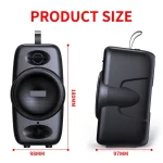 BT08 Portable Cylindrical Bluetooth Speaker, Supports TF card / FM / 3.5mm AUX / U Disk - Image 7