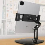 NS-06B Aluminum Alloy Foldable Adjustable Tablet Desk Stand for iPad, Huawei, Apple - Image 6
