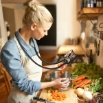 XWJ-1802D Magnetic Universal Tablet & Cell Phone Holder, Lazy Hanging on Neck Bracket, Mobile Phone Stand, 360 Degree Rotating Bendable Flexible Gooseneck Mount for Desk, Bed, Sofa for Any Phone & Tablet - Image 6