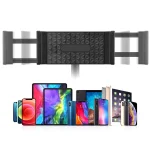 NS-06A Cell Phone Stand, 360 Degree Rotating,Aluminum Alloy Material,Thick Case Friendly Phone Holder Stand for Desk, Compatible with All Mobile Phones,iPhone,iPad,etc - Image 2
