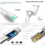 XJ-63 5A USB to Type-C Super Flash Charging Data Cable for OPPO, 1m, 1.5m, 2m - Image 4